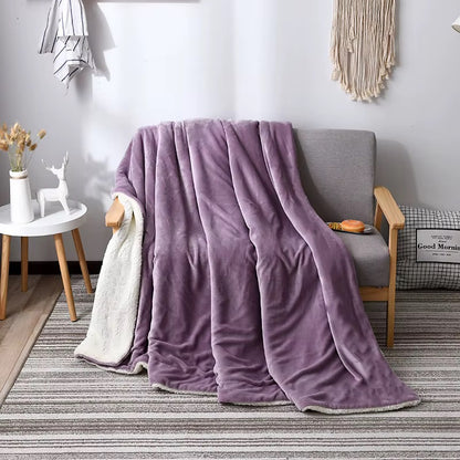 Mink Sherpa blanket with pillow cases (250gh)