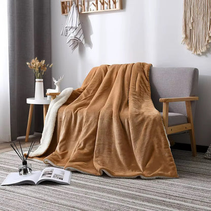 Mink Sherpa blanket with pillow cases (250gh)