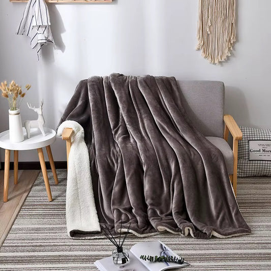 Mink Sherpa blanket with pillow cases (250gh)