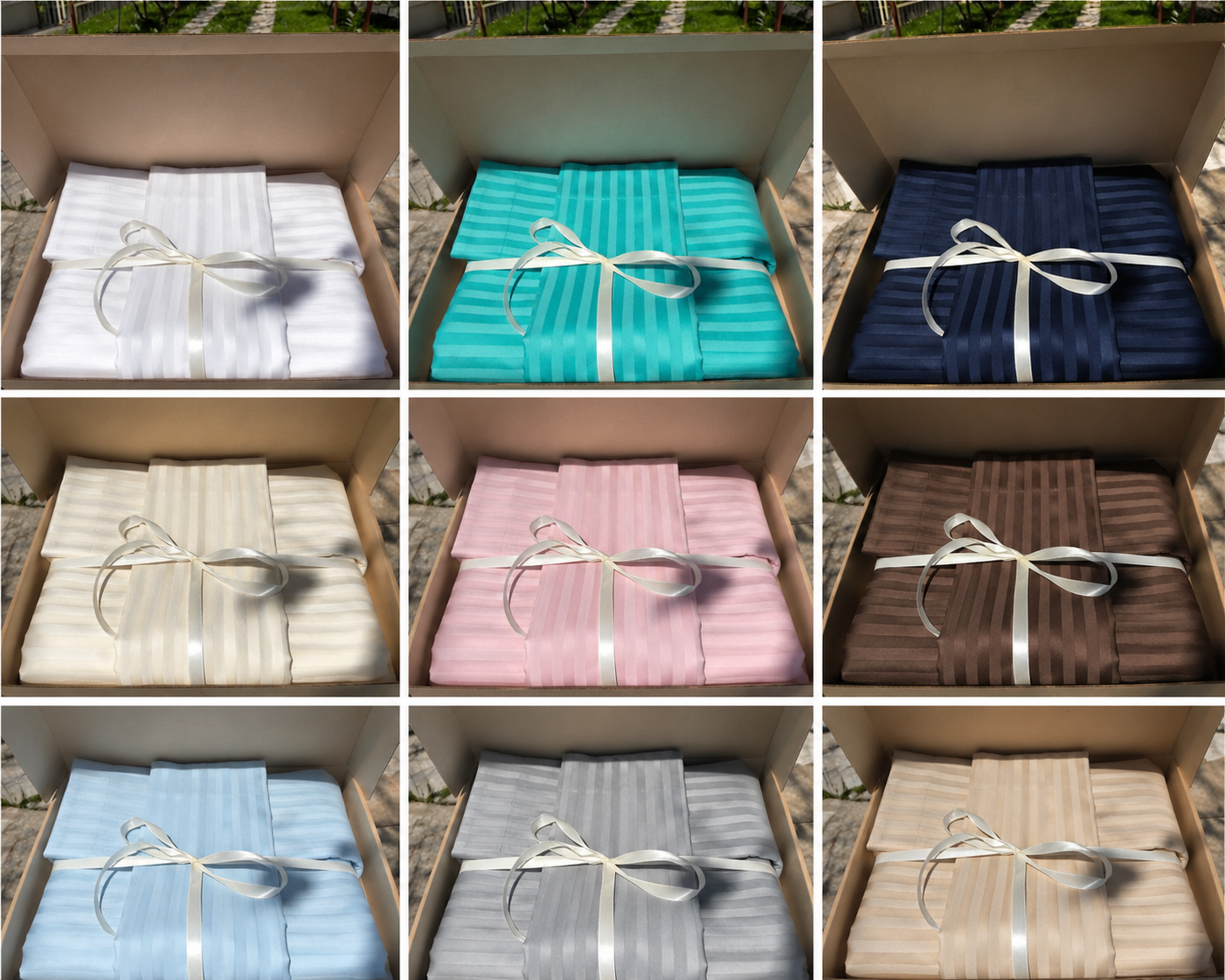 Fitted Plain Bedsheets (Kingsize)