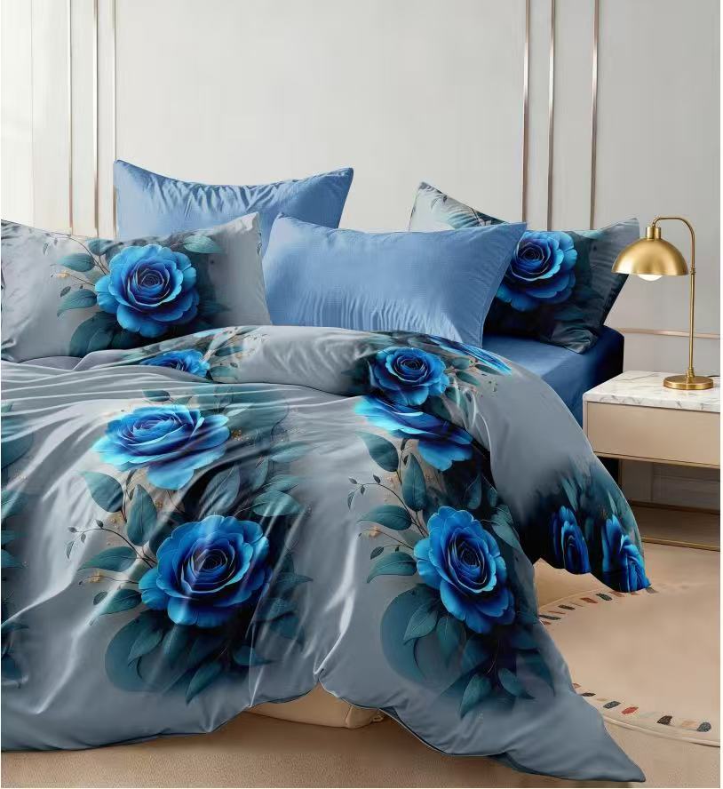 1 KINGSIZE BEDSHEET 4PILLOW CASES
