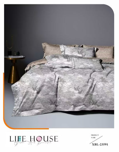 1 KINGSIZE BEDSHEET 4PILLOW CASES