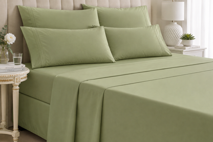 Plain Bedsheet (super king/Cali king)