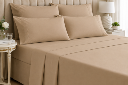 Plain Bedsheet (super king/Cali king)