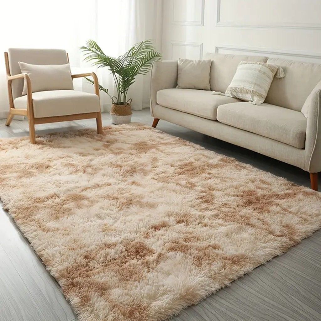Light weight fluffy rug