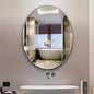 Oval shape acrylic mirror