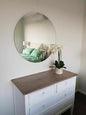Round shaped acrylic mirror